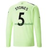 Maillot à Manches Longues Manchester City Stones 5 Troisième 2022-23 Pour Homme